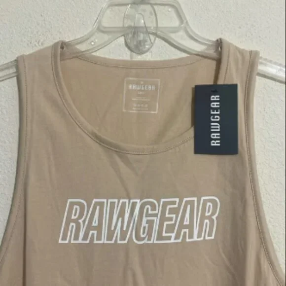 RAW GEAR Men's Cotton Tank Top Size L - Picture 3 of 5